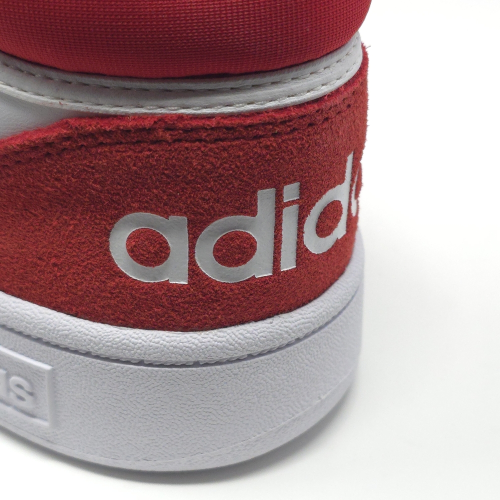 adidas Men’s Hoops 3.0 Mid Basketball Shoes Red - Picture 10 of 11